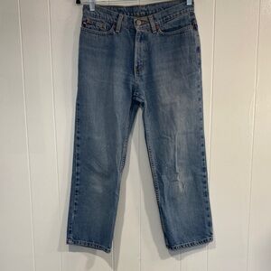 Ralph Lauren Polo Jeans Cropped | Vintage Wash Straight Leg | Size 4